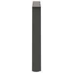 vidaXL Picioare pentru măsuță de cafea în formă de V, 2 buc., antracit, 70x(42-43,3) cm, oțel