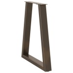 vidaXL Picioare de masă în formă de V, 2 buc., oțel natural, 50x(72-73,3) cm vidaXL Picioare de masă în formă de V, 2 buc., oțel natural, 50x(72-73,3) cm