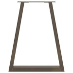 vidaXL Picioare de masă în formă de V, 2 buc., oțel natural, 50x(72-73,3) cm vidaXL Picioare de masă în formă de V, 2 buc., oțel natural, 50x(72-73,3) cm