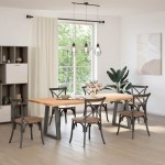 vidaXL Picioare de masă în formă de V, 2 buc., antracit, 60x(72-73,3) cm, oțel vidaXL Picioare de masă în formă de V, 2 buc., antracit, 60x(72-73,3) cm, oțel