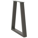 vidaXL Picioare de masă în formă de V, 2 buc., antracit, 60x(72-73,3) cm, oțel vidaXL Picioare de masă în formă de V, 2 buc., antracit, 60x(72-73,3) cm, oțel