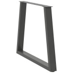 vidaXL Picioare de masă în formă de V, 2 buc., antracit, 70x(72-73,3) cm, oțel vidaXL Picioare de masă în formă de V, 2 buc., antracit, 70x(72-73,3) cm, oțel