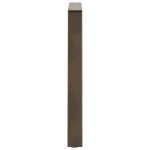 vidaXL Picioare de masă în formă de V, 2 buc., oțel natural, 70x(72-73,3) cm