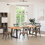 vidaXL Picioare de masă în formă de V, 2 buc., negru, 80x(72-73,3) cm, oțel vidaXL Picioare de masă în formă de V, 2 buc., negru, 80x(72-73,3) cm, oțel