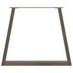 vidaXL Picioare de masă în formă de V, 2 buc., oțel natural, 80x(72-73,3) cm vidaXL Picioare de masă în formă de V, 2 buc., oțel natural, 80x(72-73,3) cm