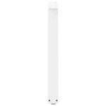 vidaXL Picioare de masă în formă de V, 2 buc., alb, 90x (72-73,3) cm, oțel
