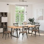 vidaXL Picioare de masă în formă de V, 2 buc., antracit, 90x(72-73,3) cm, oțel vidaXL Picioare de masă în formă de V, 2 buc., antracit, 90x(72-73,3) cm, oțel