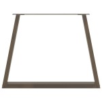 vidaXL Picioare de masă în formă de V, 2 buc., oțel natural, 90 x (72-73,3) cm vidaXL Picioare de masă în formă de V, 2 buc., oțel natural, 90 x (72-73,3) cm