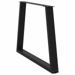 vidaXL Picioare de masă în formă de V, 2 buc., negru, 100 x (72-73,3) cm, oțel vidaXL Picioare de masă în formă de V, 2 buc., negru, 100 x (72-73,3) cm, oțel