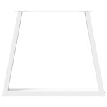 vidaXL Picioare de masă în formă de V, 3 buc., alb, 70x (72-73,3) cm, oțel