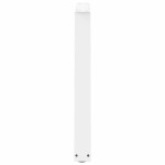 vidaXL Picioare de masă în formă de V, 3 buc., alb, 70x (72-73,3) cm, oțel