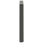 vidaXL Picioare de masă în formă de V, 3 buc., antracit, 70x(72-73,3) cm, oțel