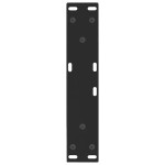 vidaXL Picioare pentru măsuță de cafea în formă de V, 2 buc., negru, 30x(30-31,3) cm, oțel