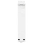 vidaXL Picioare pentru măsuță de cafea în formă de V, 2 buc., alb, 30x(30-31,3) cm, oțel