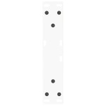 vidaXL Picioare pentru măsuță de cafea în formă de V, 2 buc., alb, 30x(30-31,3) cm, oțel