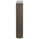 vidaXL Picioare pentru măsuță de cafea în formă de V, 2 buc., oțel natural, 30x(30-31,3) cm