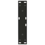 vidaXL Picioare pentru măsuță de cafea în formă de V, 2 buc., negru, 40x(30-31,3) cm, oțel