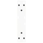 vidaXL Picioare pentru măsuță de cafea în formă de V, 2 buc., alb, 40x(30-31,3) cm, oțel