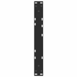vidaXL Picioare pentru măsuță de cafea în formă de V, 2 buc., negru, 60x(30-31,3) cm, oțel