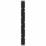 vidaXL Picioare pentru măsuță de cafea în formă de V, 2 buc., negru, 70x(30-31,3) cm, oțel