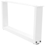 vidaXL Picioare pentru măsuță de cafea în formă de V, 2 buc., alb, 70x(30-31,3) cm, oțel vidaXL Picioare pentru măsuță de cafea în formă de V, 2 buc., alb, 70x(30-31,3) cm, oțel