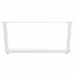 vidaXL Picioare pentru măsuță de cafea în formă de V, 2 buc., alb, 70x(30-31,3) cm, oțel vidaXL Picioare pentru măsuță de cafea în formă de V, 2 buc., alb, 70x(30-31,3) cm, oțel