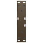 vidaXL Picioare pentru măsuță de cafea în formă de V, 2 buc., oțel natural, 28 x (42-43,3) cm