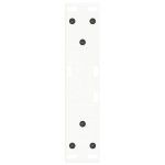 vidaXL Picioare pentru măsuță de cafea în formă de V, 2 buc., alb, 38x(42-43,3) cm, oțel