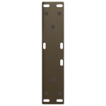 vidaXL Picioare pentru măsuță de cafea în formă de V, 2 buc., oțel natural, 38x(42-43,3) cm