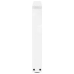 vidaXL Picioare pentru măsuță de cafea în formă de V, 2 buc., alb, 50x(42-43,3) cm, oțel