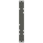 vidaXL Picioare pentru măsuță de cafea în formă de V, 2 buc., antracit, 50x(42-43,3) cm, oțel
