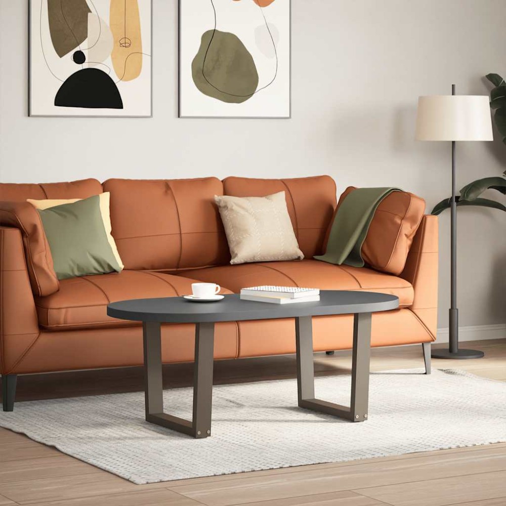 vidaXL Picioare pentru măsuță de cafea în formă de V, 2 buc., oțel natural, 60 x (42-43,3) cm