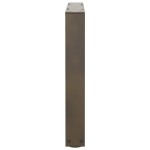 vidaXL Picioare pentru măsuță de cafea în formă de V, 2 buc., oțel natural, 60 x (42-43,3) cm