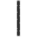 vidaXL Picioare pentru măsuță de cafea în formă de V, 2 buc., negru, 70x(42-43,3) cm, oțel