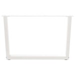 vidaXL Picioare pentru măsuță de cafea în formă de V, 2 buc., alb, 70x(42-43,3) cm, oțel