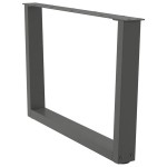 vidaXL Picioare pentru măsuță de cafea în formă de V, 2 buc., antracit, 70x(42-43,3) cm, oțel