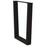 vidaXL Picioare de masă în formă de V, 2 buc., negru, 60 x (72-73,3) cm, oțel vidaXL Picioare de masă în formă de V, 2 buc., negru, 60 x (72-73,3) cm, oțel
