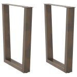 vidaXL Picioare de masă în formă de V, 2 buc., oțel natural, 60 x (72-73,3) cm vidaXL Picioare de masă în formă de V, 2 buc., oțel natural, 60 x (72-73,3) cm