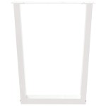 vidaXL Picioare de masă în formă de V, 2 buc., alb, 70x(72-73,3) cm, oțel vidaXL Picioare de masă în formă de V, 2 buc., alb, 70x(72-73,3) cm, oțel
