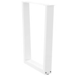 vidaXL Picioare de masă în formă de V, 2 buc., alb, 70x(72-73,3) cm, oțel vidaXL Picioare de masă în formă de V, 2 buc., alb, 70x(72-73,3) cm, oțel