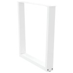vidaXL Picioare de masă în formă de V, 2 buc., alb, 80x(72-73,3) cm, oțel vidaXL Picioare de masă în formă de V, 2 buc., alb, 80x(72-73,3) cm, oțel
