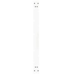 vidaXL Picioare de masă în formă de V, 2 buc., alb, 100 x (72-73,3) cm, oțel