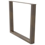 vidaXL Picioare de masă în formă de V, 2 buc., oțel natural, 100 x (72-73,3) cm vidaXL Picioare de masă în formă de V, 2 buc., oțel natural, 100 x (72-73,3) cm