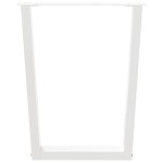 vidaXL Picioare de masă în formă de V, 3 buc., alb, 70x (72-73,3) cm, oțel vidaXL Picioare de masă în formă de V, 3 buc., alb, 70x (72-73,3) cm, oțel