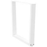 vidaXL Picioare de masă în formă de V, 3 buc., alb, 80x(72-73,3) cm, oțel vidaXL Picioare de masă în formă de V, 3 buc., alb, 80x(72-73,3) cm, oțel