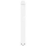 vidaXL Picioare de masă în formă de V, 3 buc., alb, 100 x (72-73,3) cm, oțel
