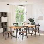 vidaXL Picioare de masă în formă de V, 3 buc., antracit, 100x(72-73,3) cm, oțel