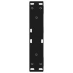 vidaXL Picioare pentru măsuță de cafea, 2 buc., negru, 30x(30-31,3) cm, oțel