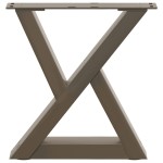 vidaXL Picioare pentru măsuță de cafea, 2 buc., oțel natural, 40x(30-31,3) cm vidaXL Picioare pentru măsuță de cafea, 2 buc., oțel natural, 40x(30-31,3) cm