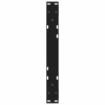 vidaXL Picioare pentru măsuță de cafea, 2 buc., negru, 50x(30-31,3) cm, oțel vidaXL Picioare pentru măsuță de cafea, 2 buc., negru, 50x(30-31,3) cm, oțel